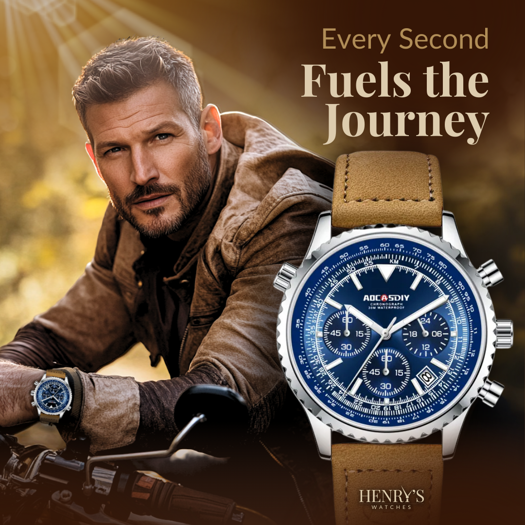 Luksusowy Zegarek Chronograf