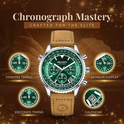Luksusowy Zegarek Chronograf