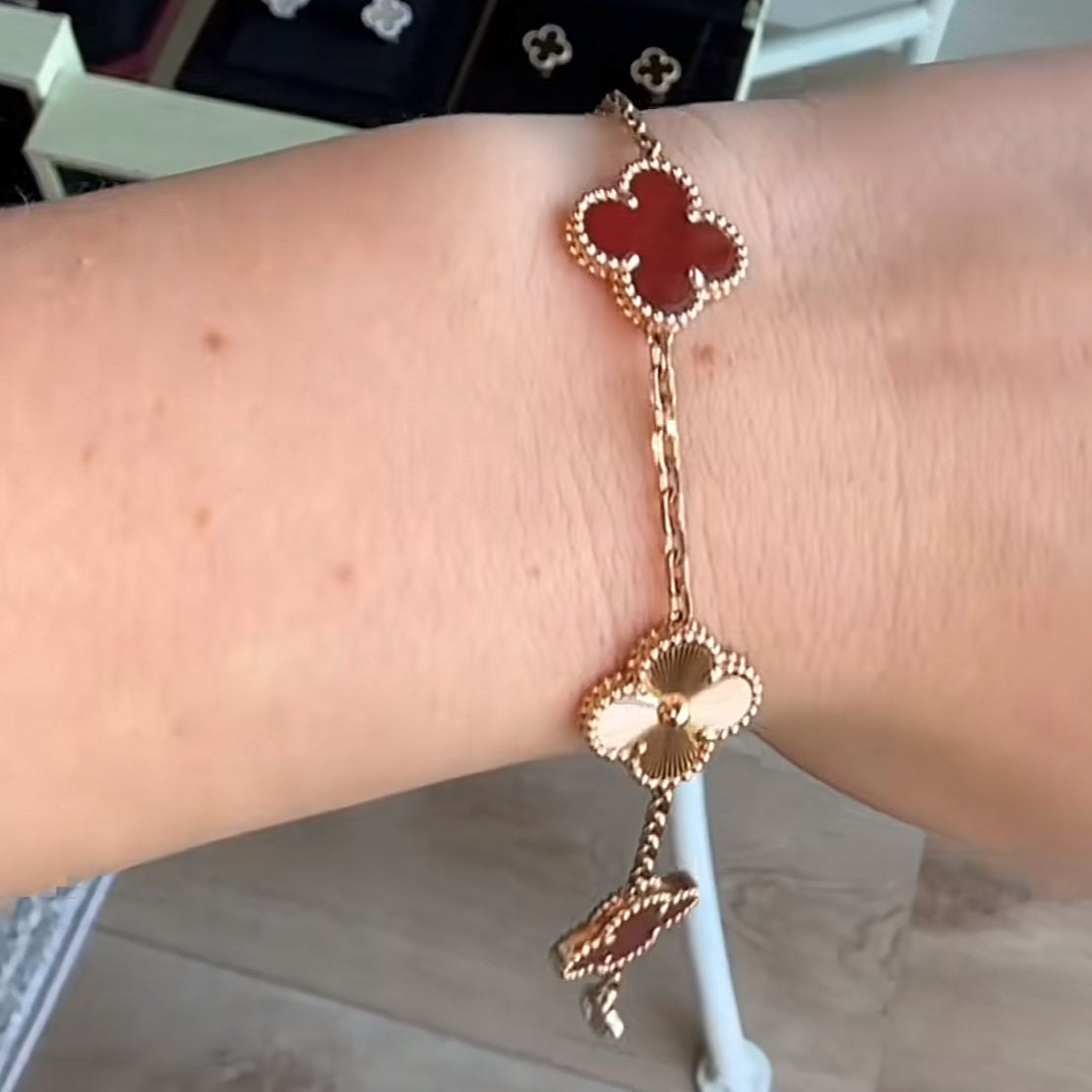 KLEE-ARMBAND DELUXE | CZERWONY
