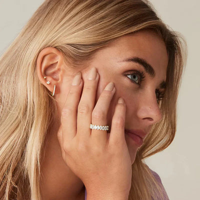 Pierścionek Antoinette z Symulantem Diamentu | Złoto 18k