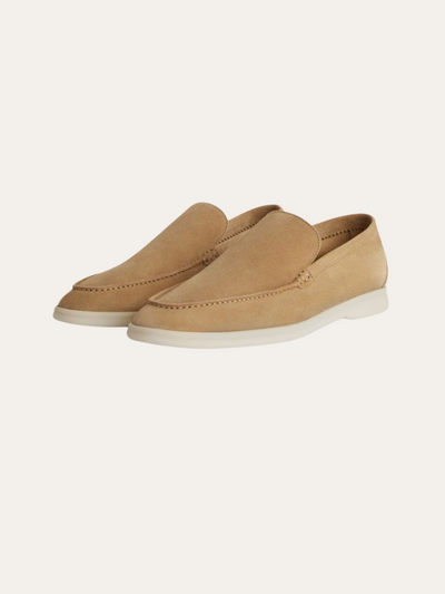 Wyrafinowane Zamszowe Mokasyny – Khaki Artisan