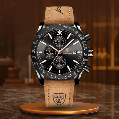 Nowak & Nowak© - Zegarek Chronograf z Radiant Datą