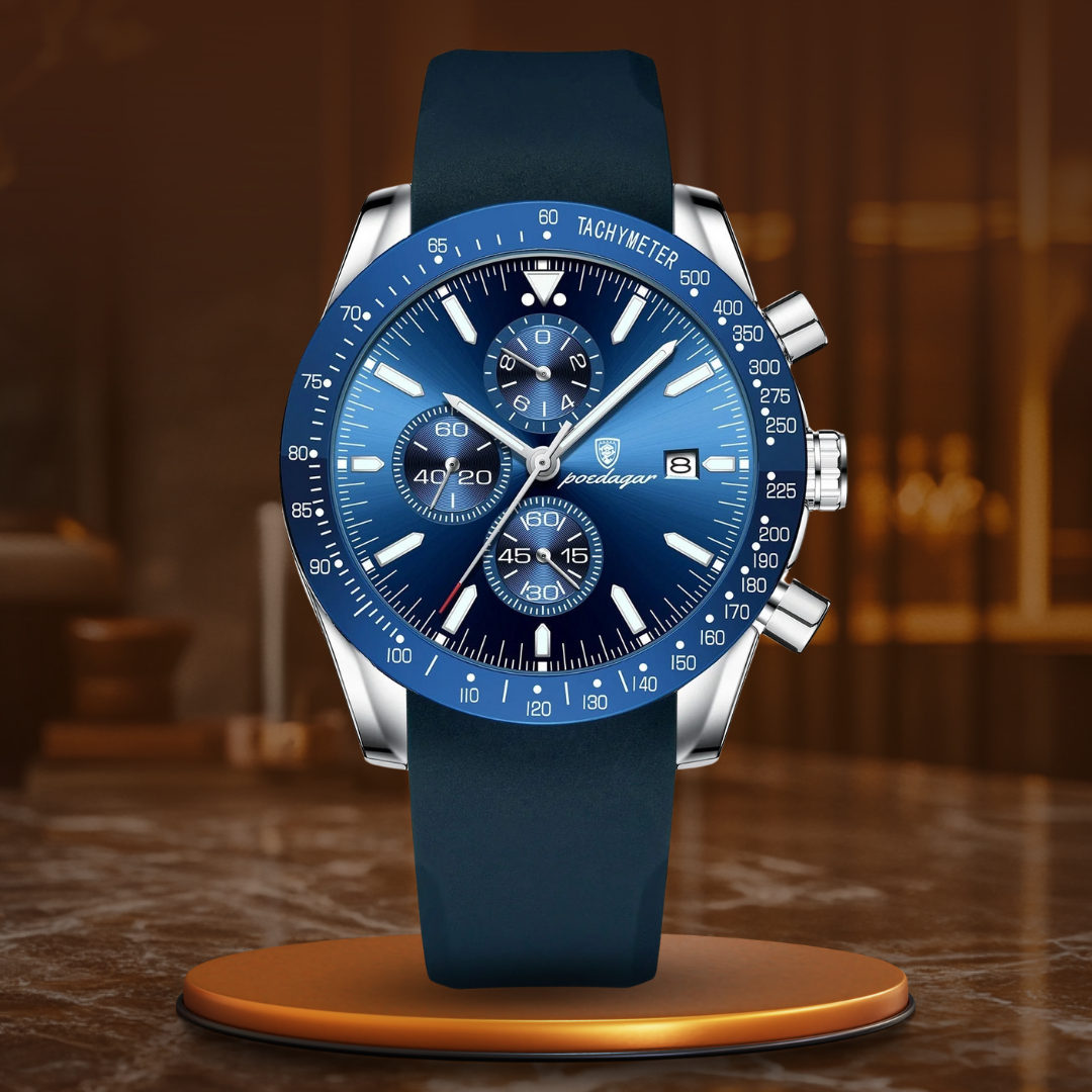 Nowak & Nowak© - Zegarek Chronograf z Radiant Datą