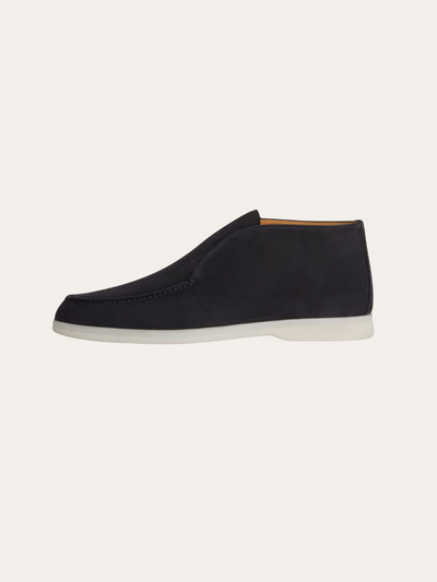 Loafers Suedes City – Granatowy