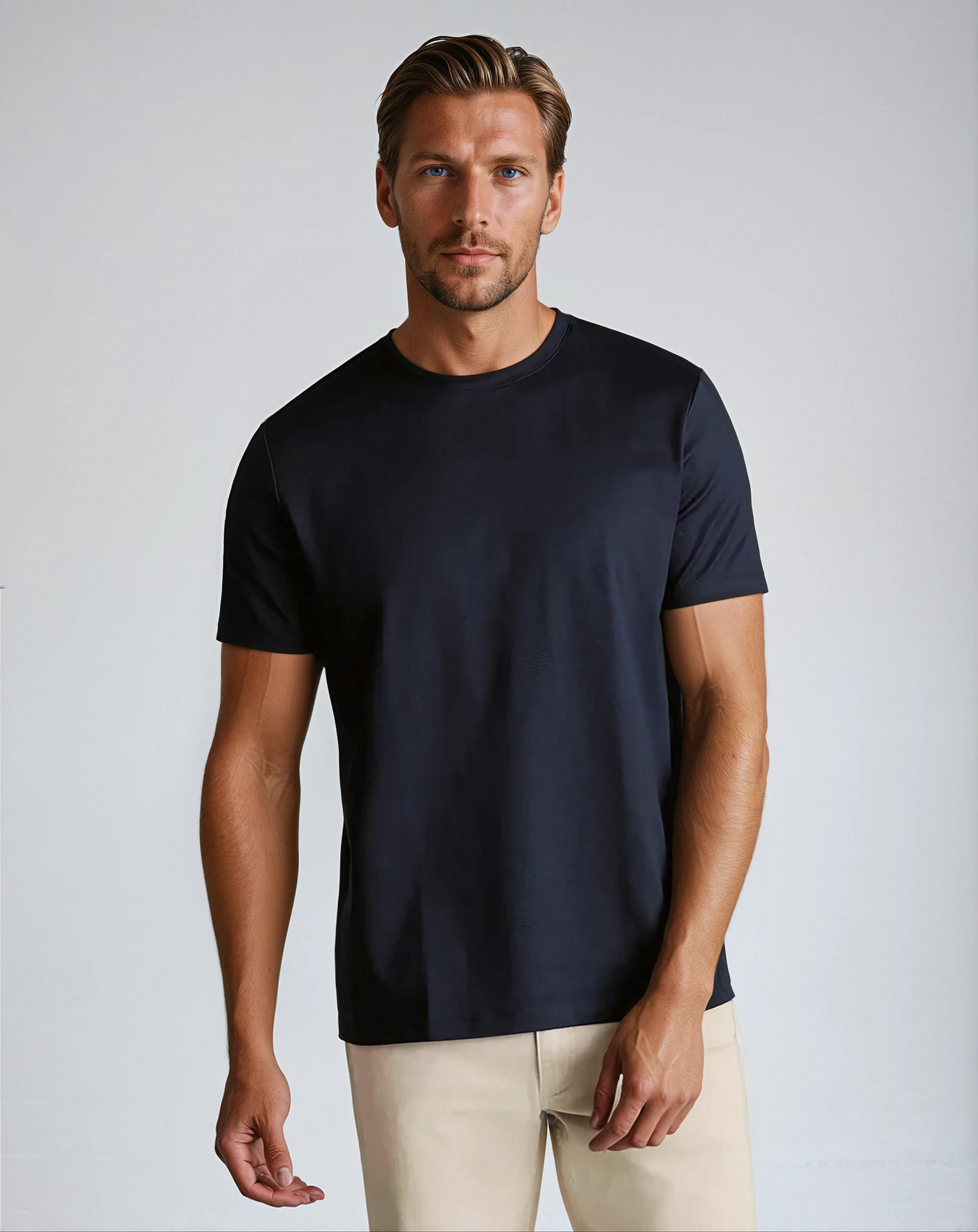 T-shirt Supima Signature – Granatowy