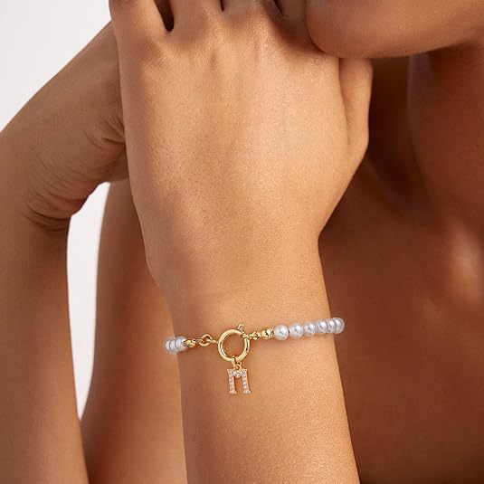 Auden Klucz Bogstawarmbånd | Złoto 14k