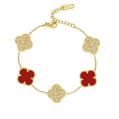 KLEE-ARMBAND DELUXE | CZERWONY