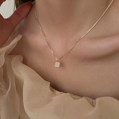 Naszyjnik Sophie Gold z Wisiorkiem z Perłą | Złoto 18k
