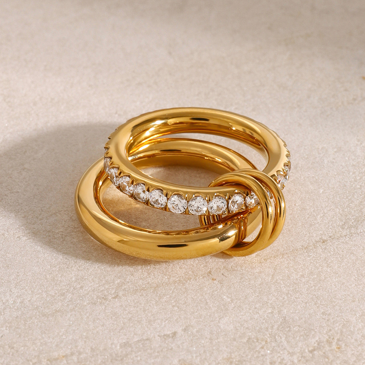 Alison Diamentowy Pierścionek | Złoto 18k