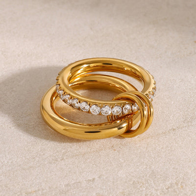 Alison Diamentowy Pierścionek | Złoto 18k