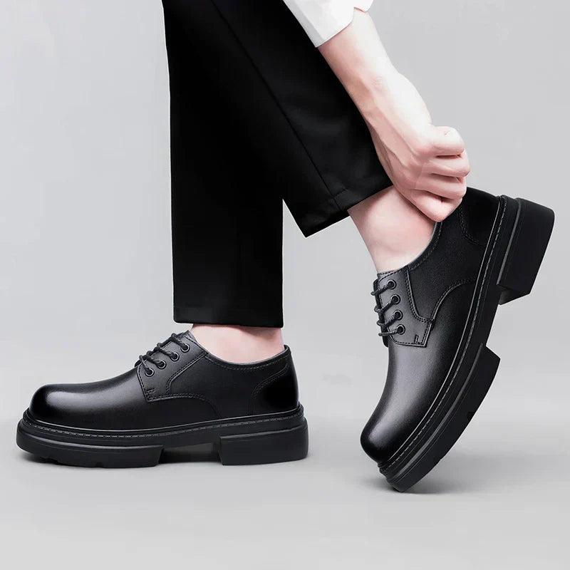**MASON™ | Luksusowe Skórzane Buty na Platformie - Nowak & Nowak©**
