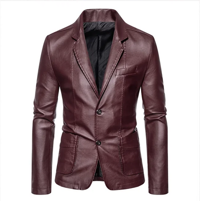 Rasmus™ Urban – Slim-fit marynarka z ekoskóry (wielu kolorach)