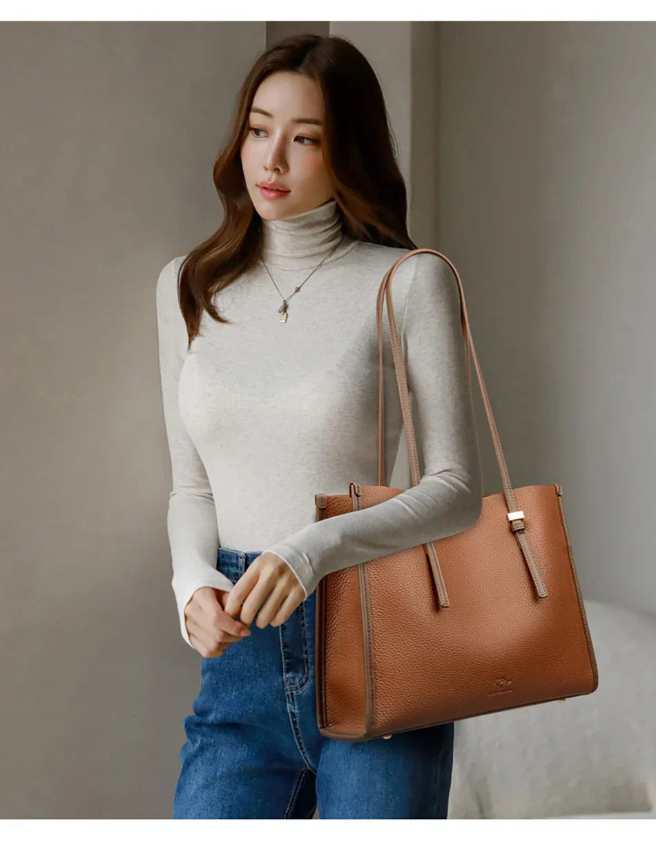 Liva™ – Elegancka torba na co dzień o skórzanym wyglądzie od Mazur & Mazur©