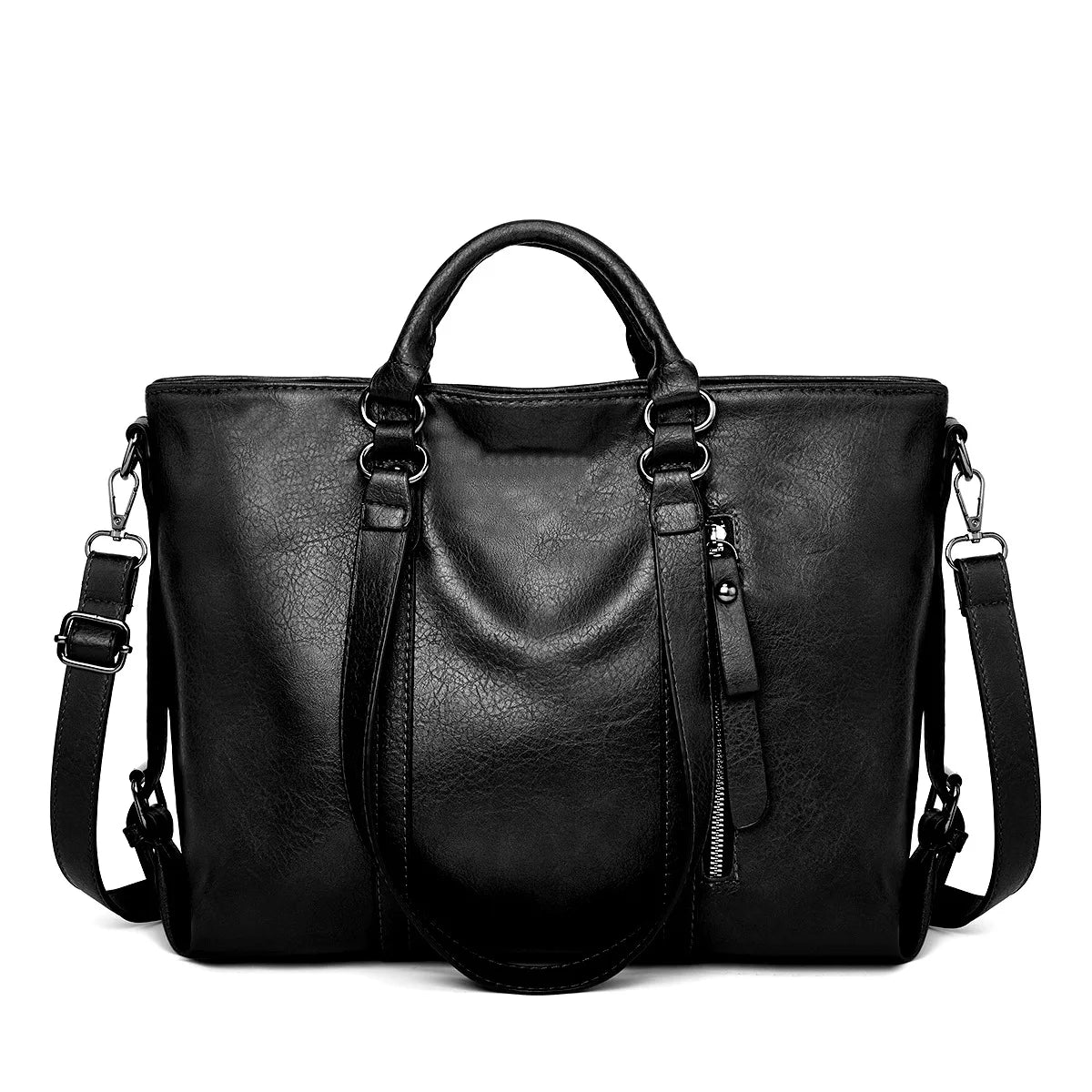 Signe™ | Elegancka Duża Torba Skórzana na Ramię od Mazur & Mazur©