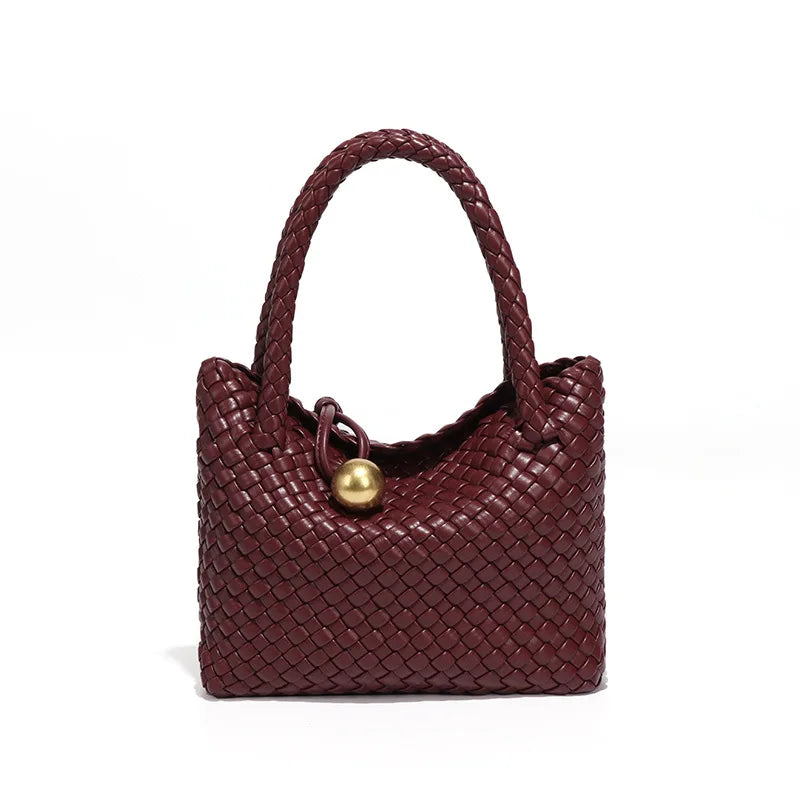 ASTRID™ | Elegancka Torba Skórzana z Złotymi Akcentami od Mazur & Mazur©