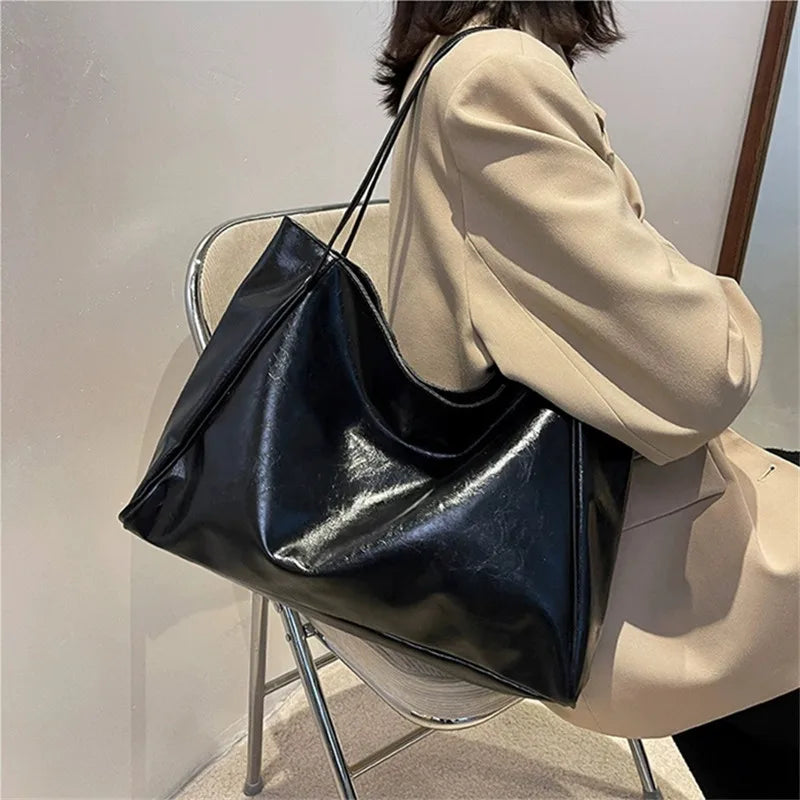 Mazur & Mazur© – Elegancka brązowa torba tote o skórzanym wyglądzie