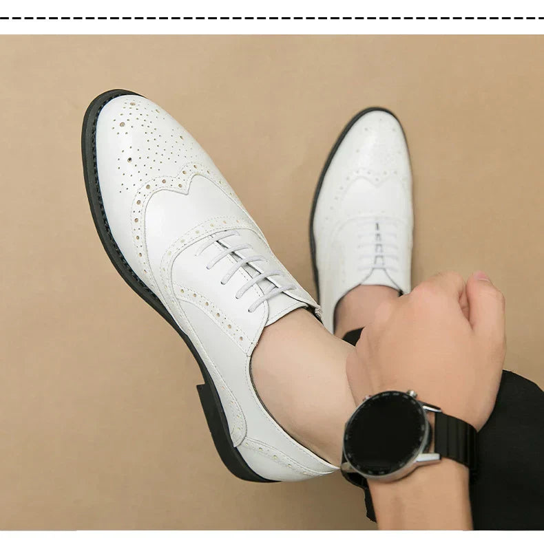 MARIO™ | Klasyczne Włoskie Oxfordy z Monk Strap - Nowak & Nowak©