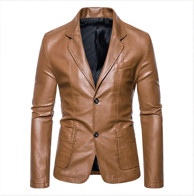 Rasmus™ Urban – Slim-fit marynarka z ekoskóry (wielu kolorach)