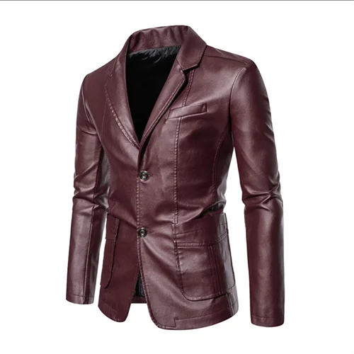 Rasmus™ Urban – Slim-fit marynarka z ekoskóry (wielu kolorach)