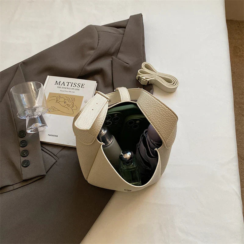 Iris™ – Nowoczesna torba typu bucket o skórzanym wyglądzie | Mazur & Mazur©