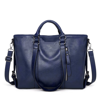 Signe™ | Elegancka Duża Torba Skórzana na Ramię od Mazur & Mazur©