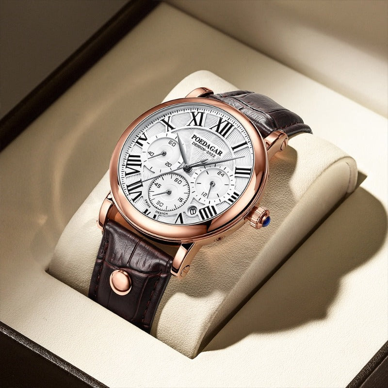 Nowak & Nowak© - Luksusowy Chronograf w Stylu Casual