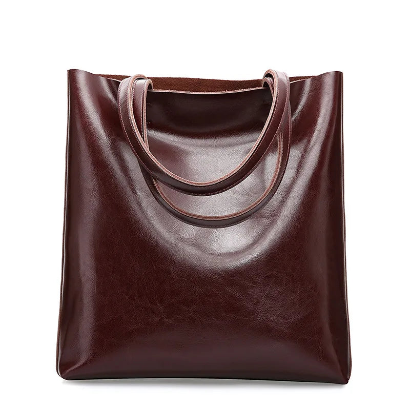 Mazur & Mazur© – Klasyczna torba tote o skórzanym wyglądzie Diana™