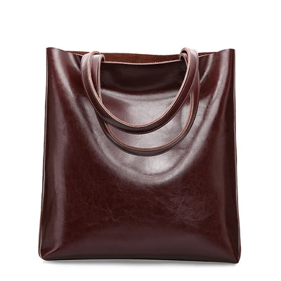 Mazur & Mazur© – Klasyczna torba tote o skórzanym wyglądzie Diana™