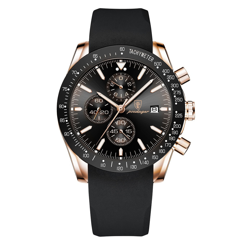 Nowak & Nowak© - Zegarek Chronograf z Radiant Datą
