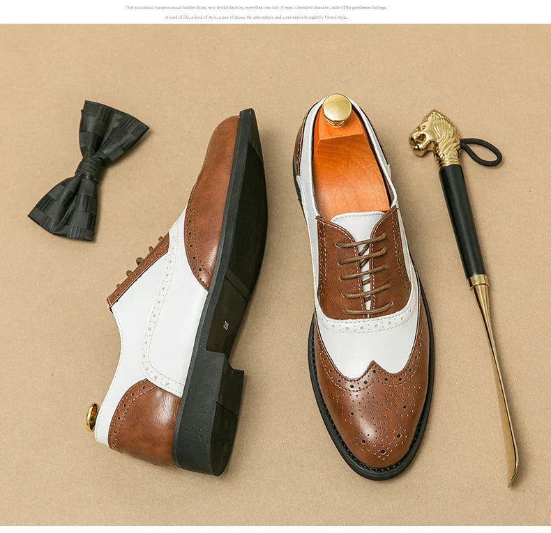 MARIO™ | Klasyczne Włoskie Oxfordy z Monk Strap - Nowak & Nowak©