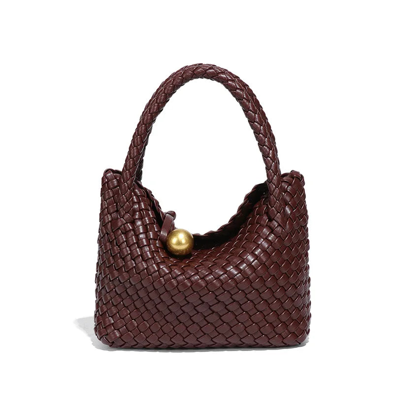 ASTRID™ | Elegancka Torba Skórzana z Złotymi Akcentami od Mazur & Mazur©