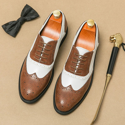 MARIO™ | Klasyczne Włoskie Oxfordy z Monk Strap - Nowak & Nowak©