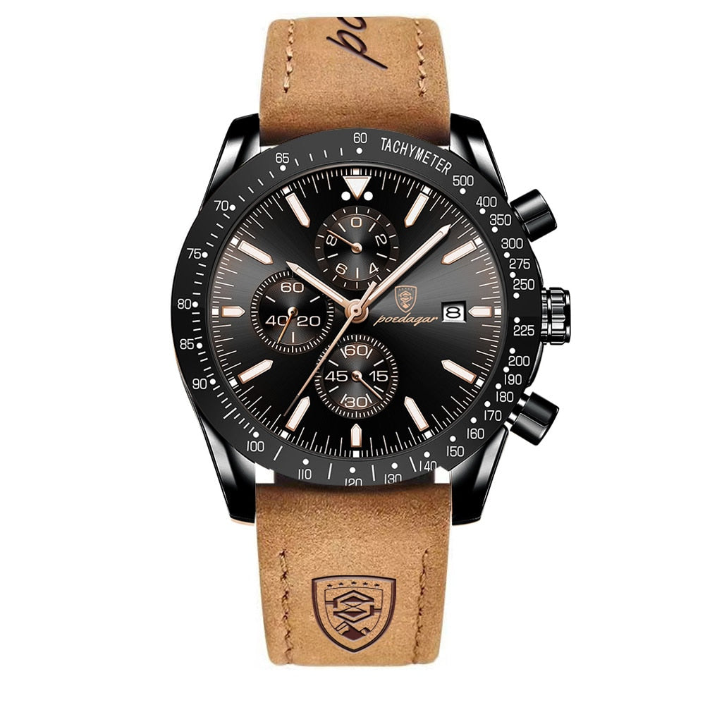 Nowak & Nowak© - Zegarek Chronograf z Radiant Datą