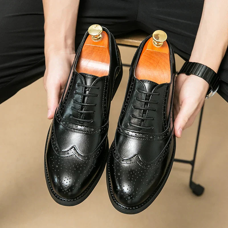 MARIO™ | Klasyczne Włoskie Oxfordy z Monk Strap - Nowak & Nowak©