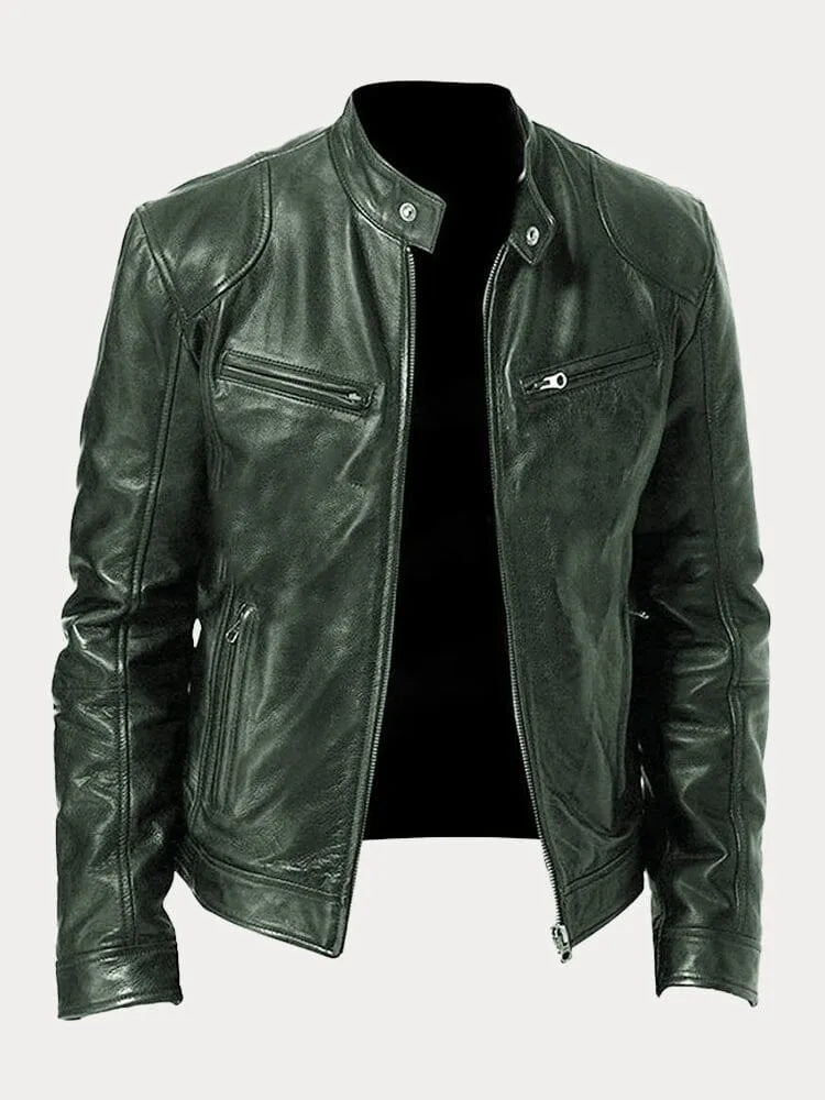 Victor Casual Skórzana Kurtka™: Ponadczasowy Design i Komfort