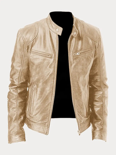 Victor Casual Skórzana Kurtka™: Ponadczasowy Design i Komfort