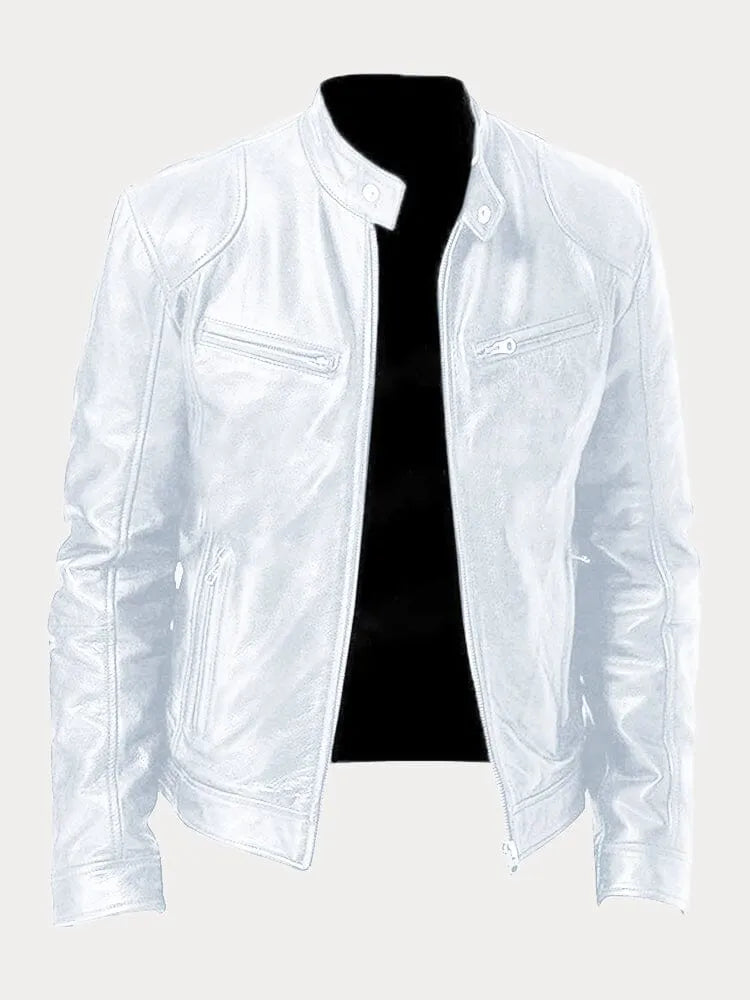 Victor Casual Skórzana Kurtka™: Ponadczasowy Design i Komfort