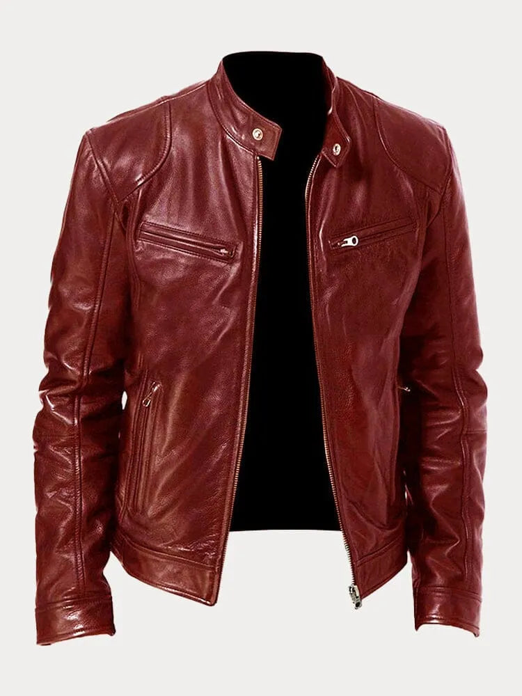 Victor Casual Skórzana Kurtka™: Ponadczasowy Design i Komfort