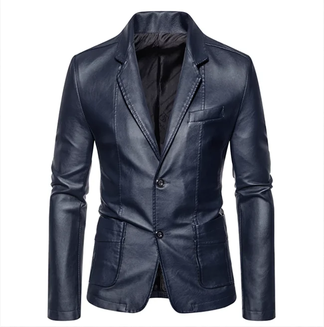 Rasmus™ Urban – Slim-fit marynarka z ekoskóry (wielu kolorach)