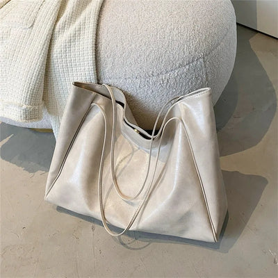 Mazur & Mazur© – Elegancka brązowa torba tote o skórzanym wyglądzie