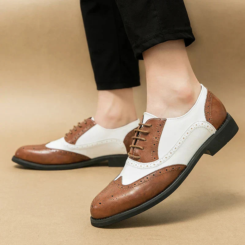MARIO™ | Klasyczne Włoskie Oxfordy z Monk Strap - Nowak & Nowak©