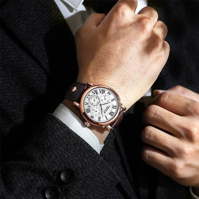 Nowak & Nowak© - Luksusowy Chronograf w Stylu Casual