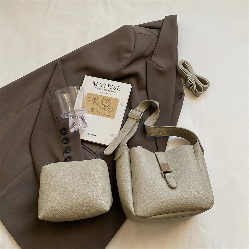 Iris™ – Nowoczesna torba typu bucket o skórzanym wyglądzie | Mazur & Mazur©