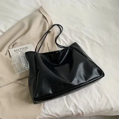 Mazur & Mazur© – Elegancka brązowa torba tote o skórzanym wyglądzie