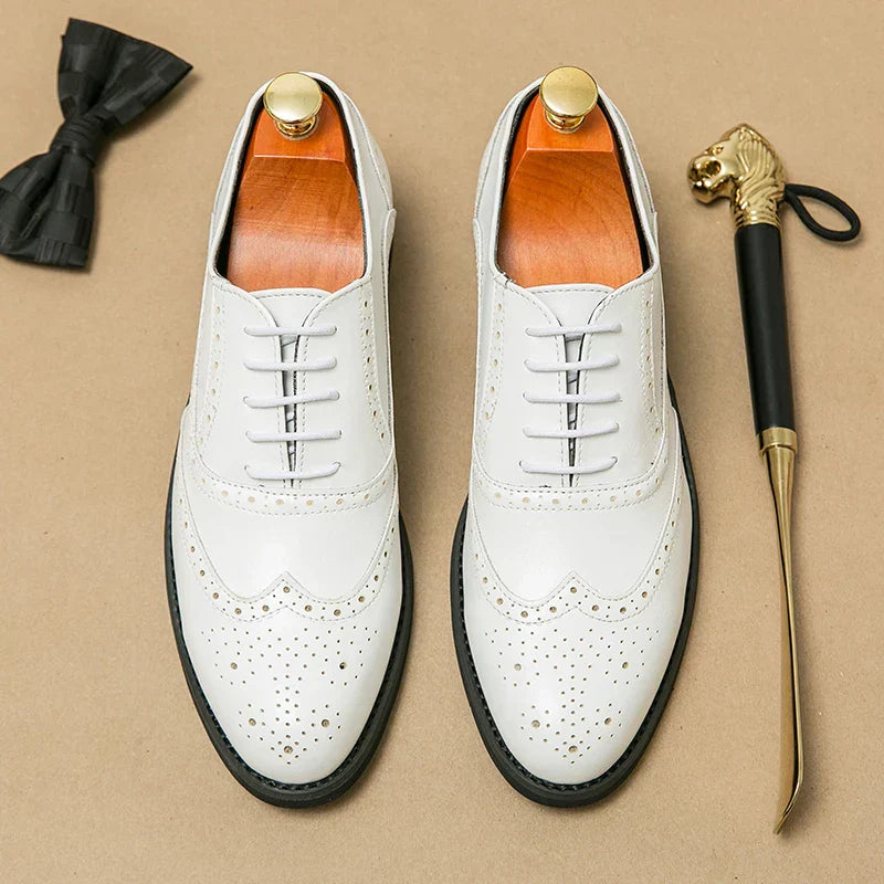 MARIO™ | Klasyczne Włoskie Oxfordy z Monk Strap - Nowak & Nowak©