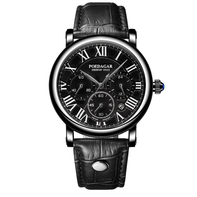 Nowak & Nowak© - Luksusowy Chronograf w Stylu Casual