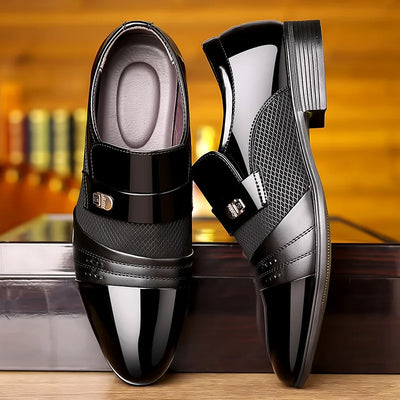 MILO™ | Męskie Sneakersy Skórzane z Grubą Podeszwą - Nowak & Nowak©