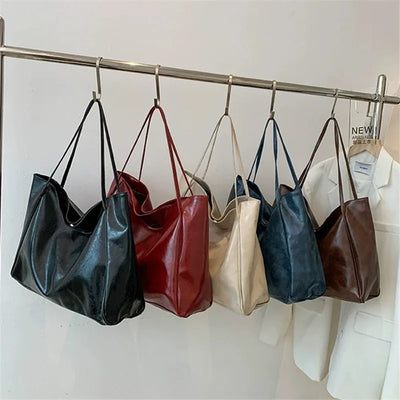 Mazur & Mazur© – Elegancka brązowa torba tote o skórzanym wyglądzie