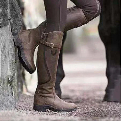 Nowak® | Eleganckie Wysokie Skórzane Botki