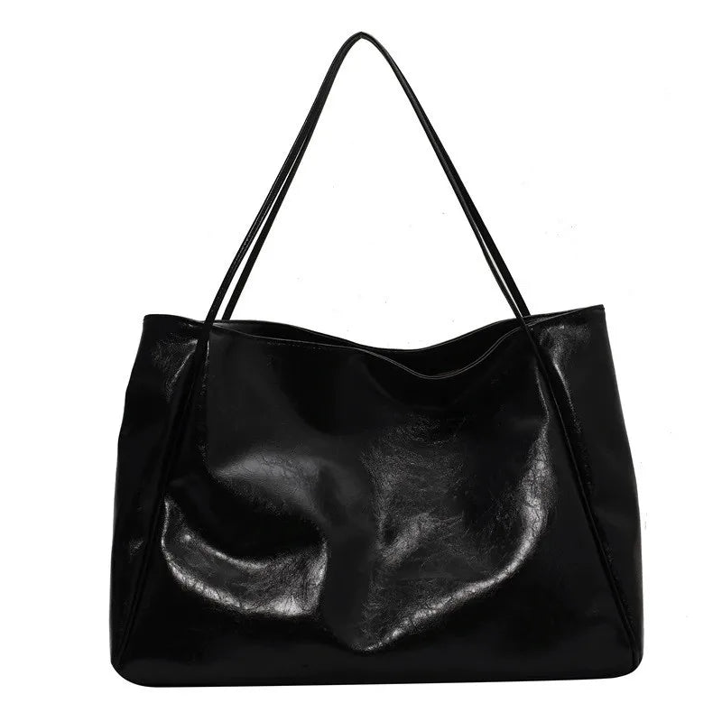 Mazur & Mazur© – Elegancka brązowa torba tote o skórzanym wyglądzie